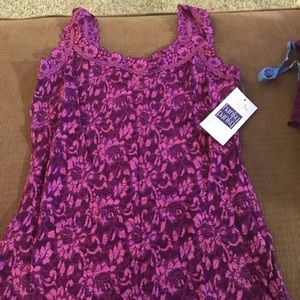 Hanky Panky cross dyed camisole purple